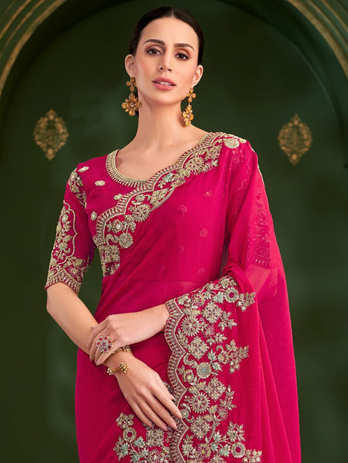 Vasthrlay Embroidery Unstitched Designer Tfh Ethnic Wear