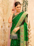 Vasthrlay Georgette Scalloped Navy Navy Blue Saree