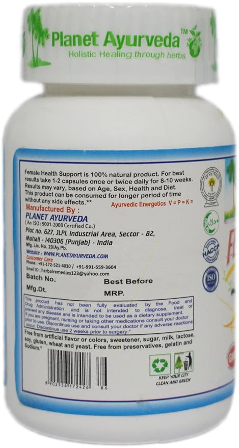 Planet Ayurveda Female Health Support Capsule