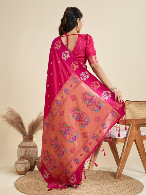 Vasthrlay Banarasi Jacquard Paithani