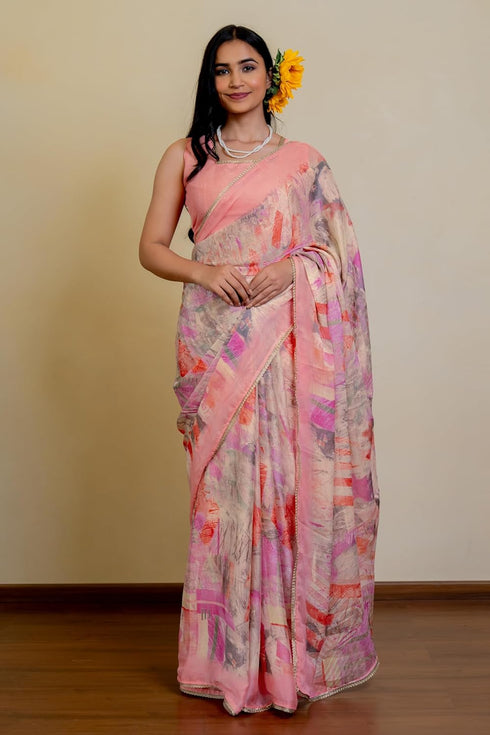 Vasthrlay Fashion Chiffon Printed Ethnic Wear