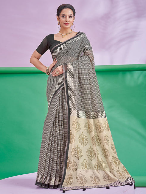 Vasthrlay Abstract Printed Unstitched Hs Ethnic Wear