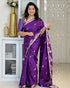 Vasthrlay Banarasi Unstitched Saree