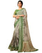 Vasthrlay Womens Cotton Printed Brown Saree