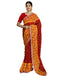 Vasthrlay Georgette Embroidery Unstitched Yellow Saree
