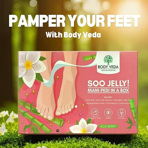 Bodyveda Soo Jelly Crystal Manicure Pedicure Kit