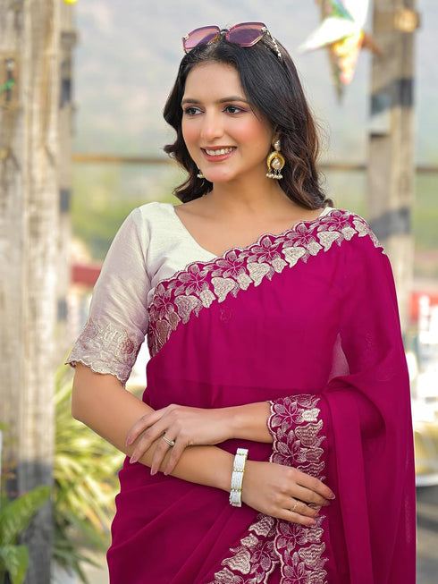 Vasthrlay Mirror Coffee Saree