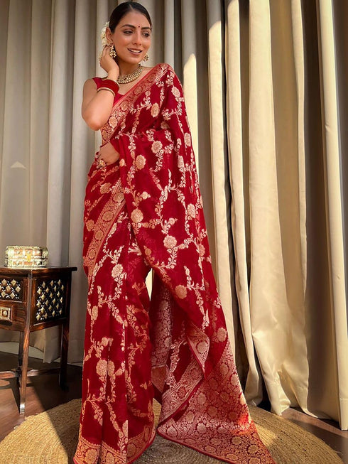 Vasthrlay Banarasi Traditional Saree