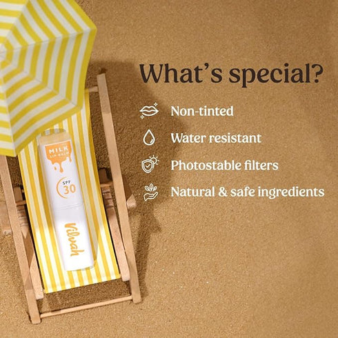 Vilvah Store Milk Lip Balm SPF 30 PA+++