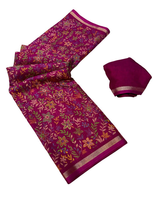 Vasthrlay Kashmiri Saree Unstitched