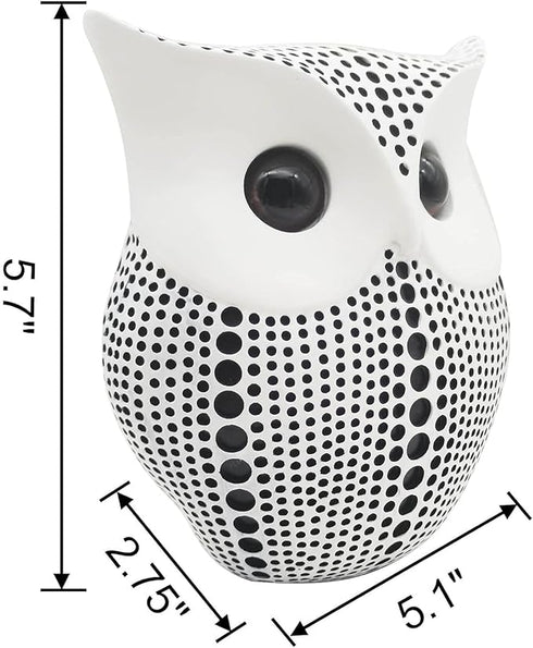 Modern Classy Lucky Resin Owl statue