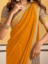 Vasthrlay Georgette Embroidered Unstitched Designer Ethnic Wear
