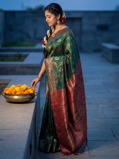 Vasthrlay Kanjivaram Woven Blouse Ethnic Wear