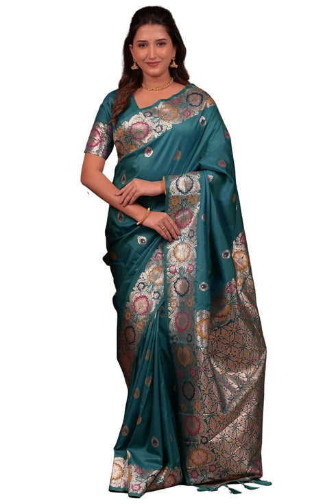 Vasthrlay Kanjivaram Unstitched Blouse Ethnic Wear