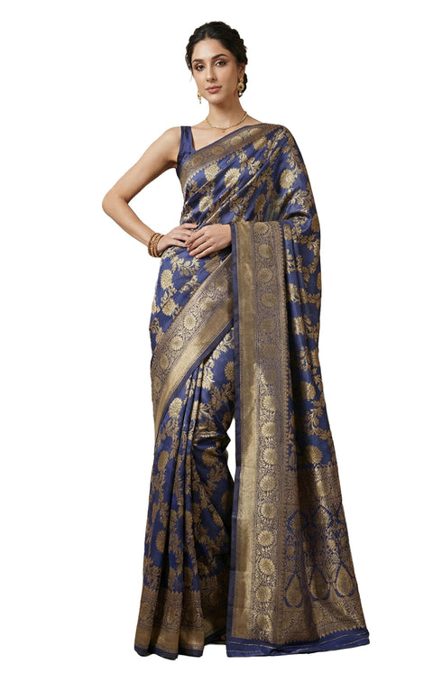 Vasthrlay Jacquard Floral Saree
