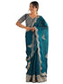 Vasthrlay Embroidered Black Saree