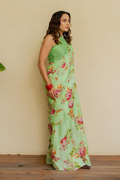Vasthrlay Fashion Chiffon Georgette Dusty Ethnic Wear
