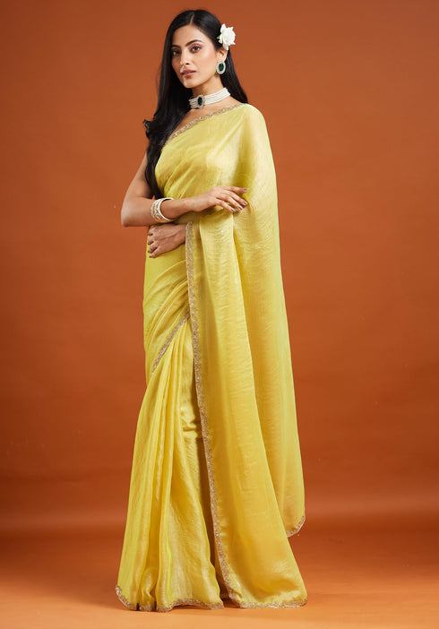 Vasthrlay Border Unstitched Saree