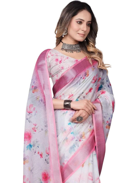 Vasthrlay Banarasi Traditional Unstitched Saree