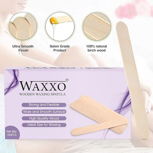 Waxxo Wooden Spatula Wax Applicator