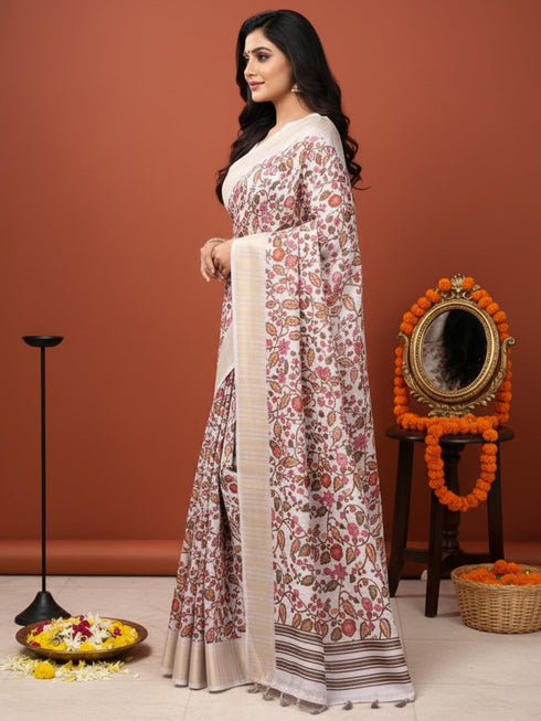 Vasthrlay Cotton Printed Unstitched Ethnic Wear