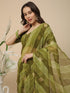 Vasthrlay Georgette Leheriya Embroidered Rani Saree
