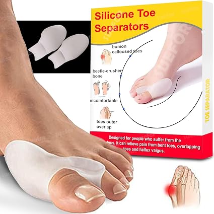 Suefor Bunion Corrector Silicone Toe Separators For Fast Pain Relief