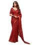 Vasthrlay Womens Printed Unstitched Green Saree