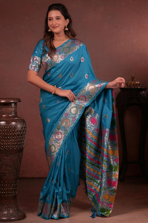 Vasthrlay Kanjivaram Unstitched Blouse Ethnic Wear