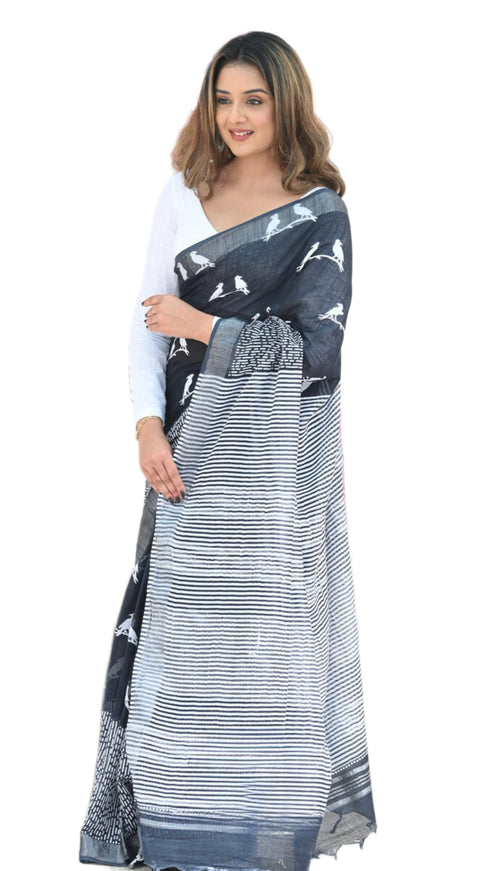 Vasthrlay Cotton Unstitched Saree