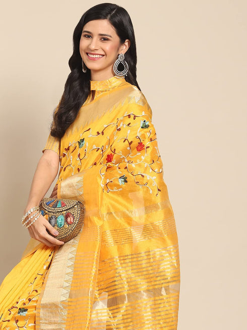 Vasthrlay Embroidered Saree