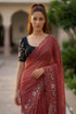 Vasthrlay Yellow Unstitched Saree