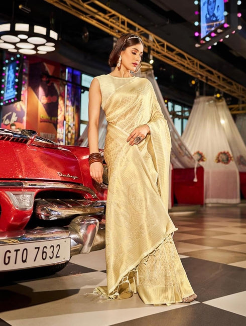 Vasthrlay Banarasi Jacquard Traditional