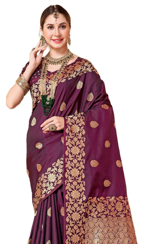 Vasthrlay Women's Kasamiri Designer Unstitched Saree