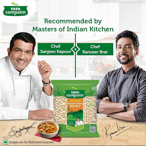 Tata Sampann Unpolished Kabuli Chana (Big Size)