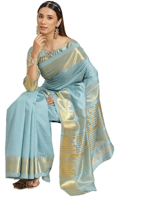 Vasthrlay Golden Border Saree