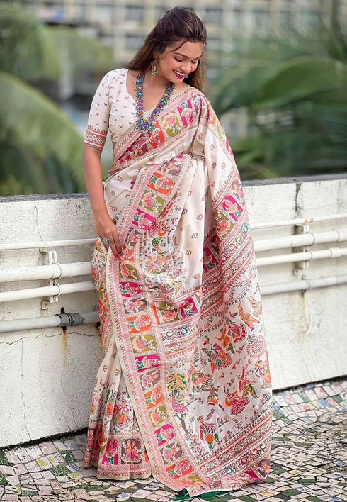 Vasthrlay Kashmiri Minakari Unstitched