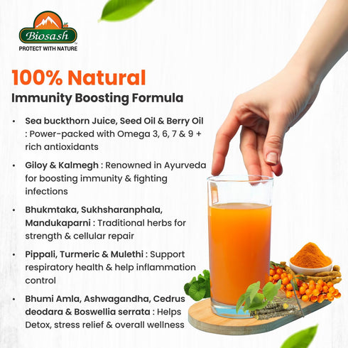 Biosash Sea Buckthorn Immunosash Juice