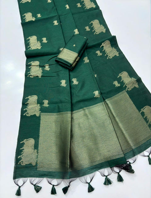 Vasthrlay Tussar Kalamkari