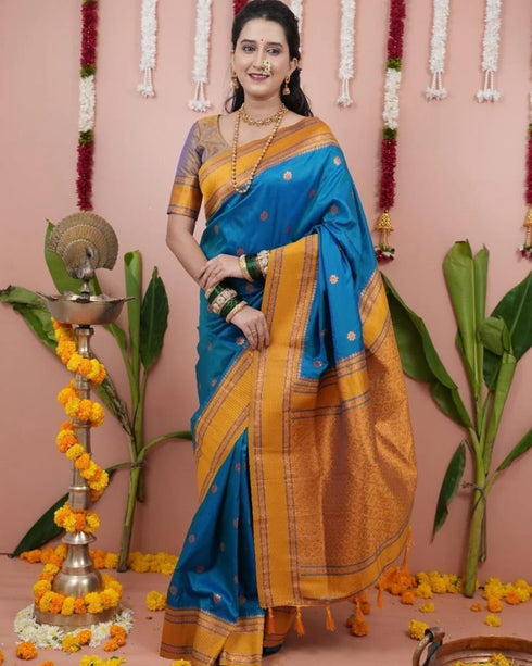 Vasthrlay Kanjivaram Jamun Red Contrast Traditional