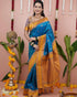 Vasthrlay Kanjivaram Jamun Red Contrast Traditional