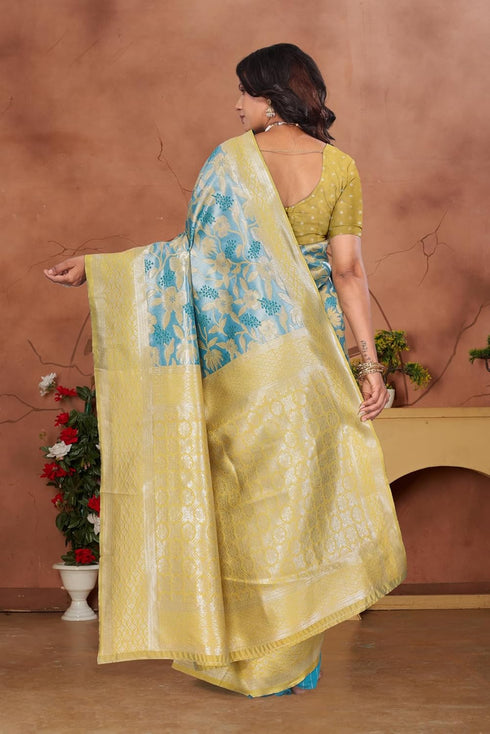 Vasthrlay Kanjivaram Blouse Purple Peachpurple