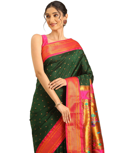 Vasthrlay Paithani Bottle Saree