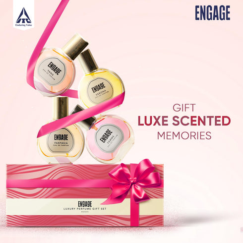 Engage Perfume Gift Set Luxury Long Lasting Eau De Parfum Travel Size Perfume Combo