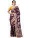 Vasthrlay Banarasi Jacquard Unstitched Pink Saree
