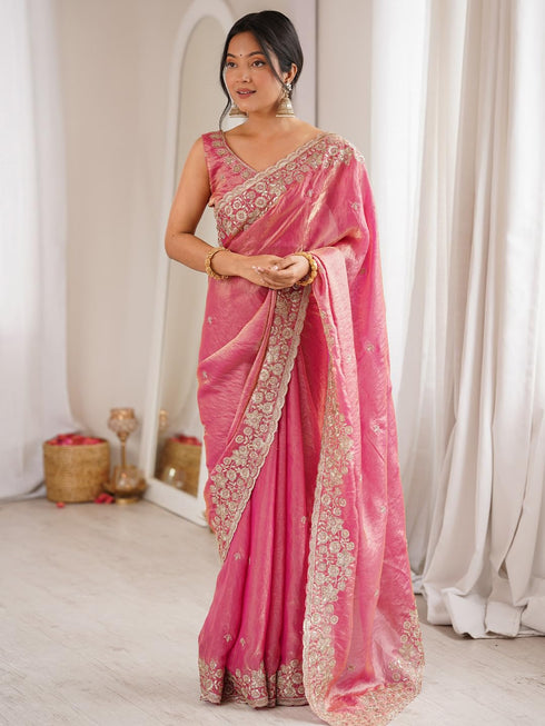 Vasthrlay Lavender Embroidery Unstitched Vt Ethnic Wear