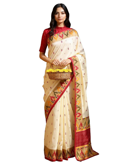 Vasthrlay Printed Unstitched Ai Ethnic Wear