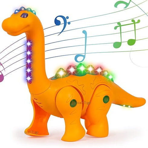 Zest 4 Toyz Battery Operated Walking Dinosaur Musical Toys