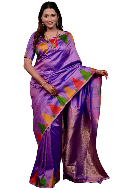 Vasthrlay Kanjivaram Unstitched Blouse Ethnic Wear