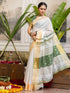 Vasthrlay Special Weaving Unstitched White Saree